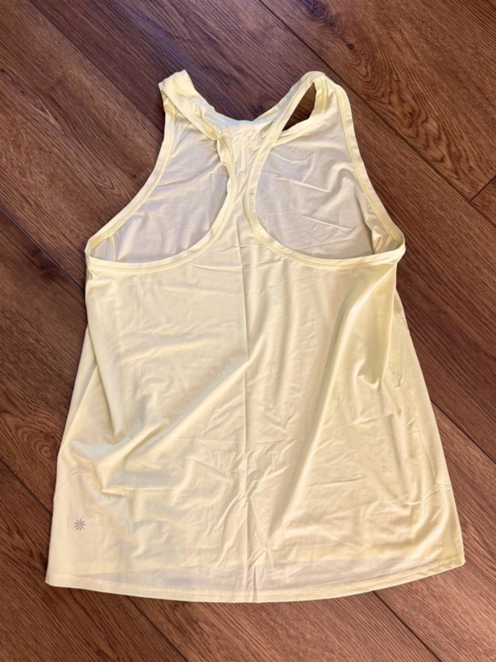Athleta Pale Yellow Racerback Performance Tank - Picture 3 of 3